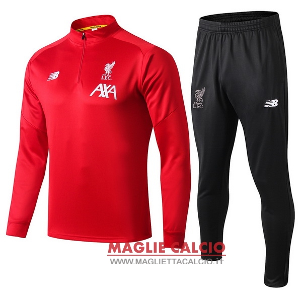 nuova liverpool insieme completo rosso nero giacca 2019-2020