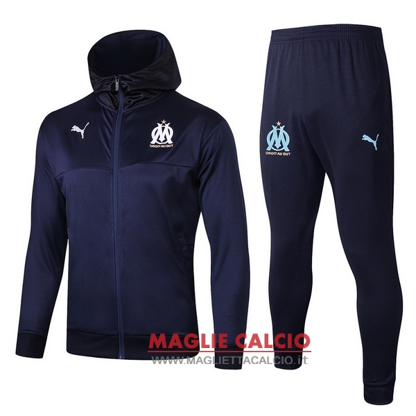 nuova marseille insieme completo blu navy bianco giacca 2019-2020