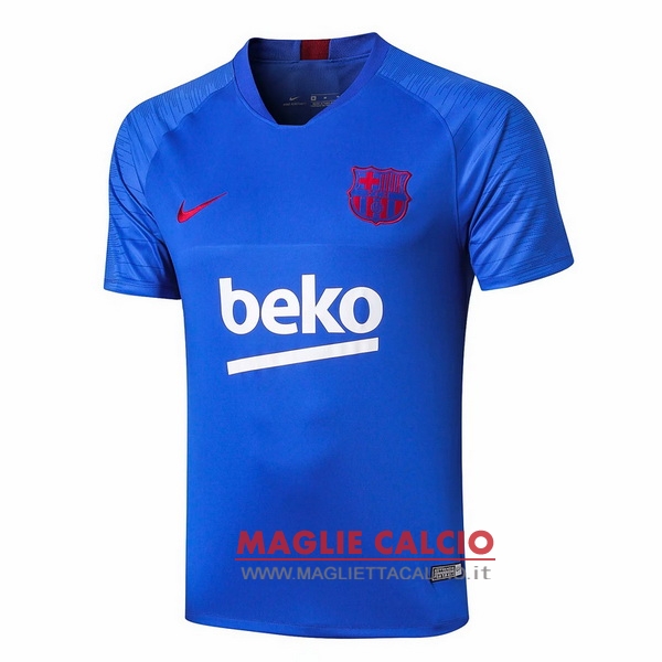 nuova magliette barcelona formazione 2019-2020 blu