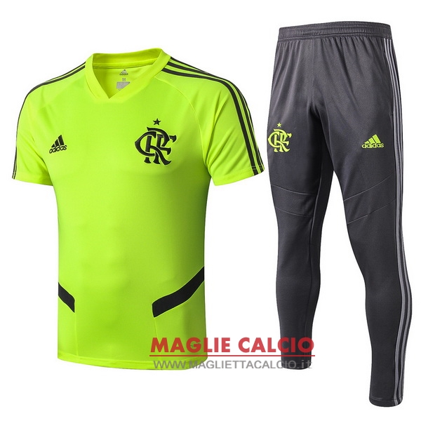 nuova formazione set completo divisione magliette flamengo 2019-2020 verde
