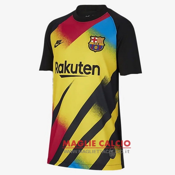 nuova portiere divisione magliette barcelona 2019-2020 giallo