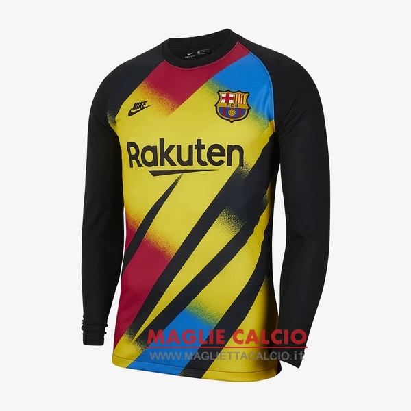nuova magliette manica lunga portiere barcelona 2019-2020 giallo