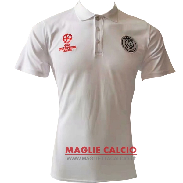 paris saint germain bianco rosso magliette polo nuova 2019-2020