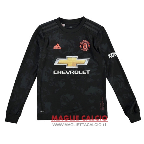 nuova terza divisione magliette manica lunga manchester united 2019-2020