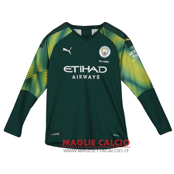 nuova prima magliette manica lunga portiere manchester city 2019-2020