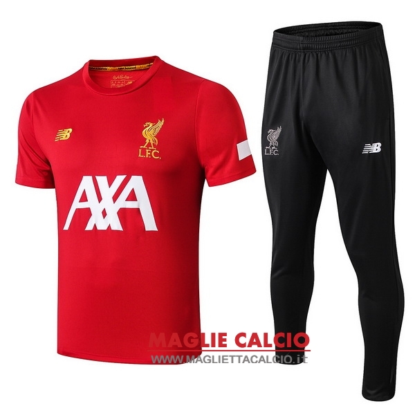 nuova formazione insieme completo divisione magliette liverpool 2019-2020 rosso bianco nero