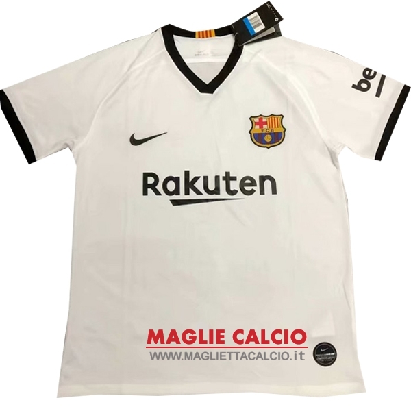 nuova magliette barcelona formazione 2019-2020 bianco nero