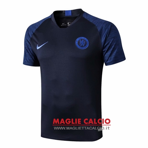 nuova magliette chelsea formazione 2019-2020 blu navy