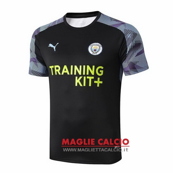 nuova magliette manchester city formazione 2019-2020 nero purpureo