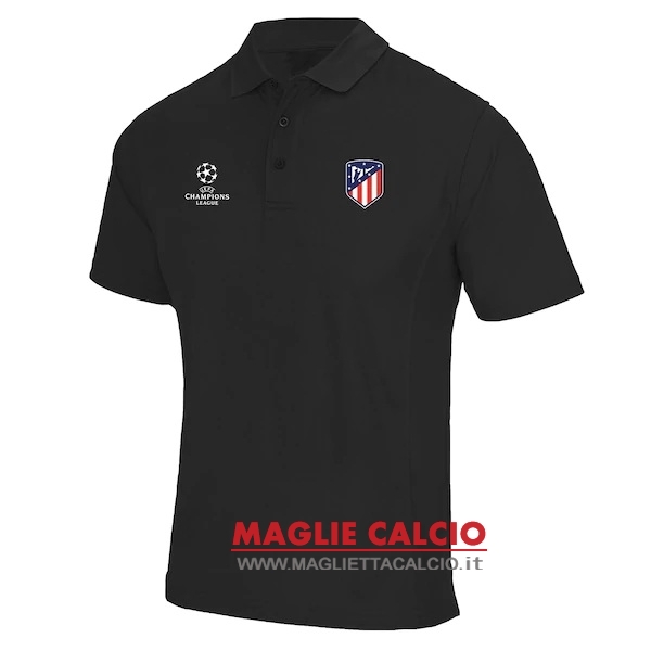 atlético de madrid nero magliette polo nuova 2019-2020