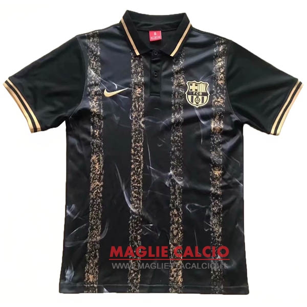 barcelona nero giallo magliette polo nuova 2019-2020