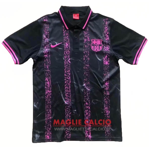 barcelona nero rosa magliette polo nuova 2019-2020