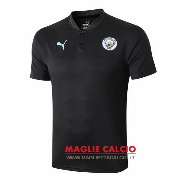 manchester city nero blu magliette polo nuova 2019-2020