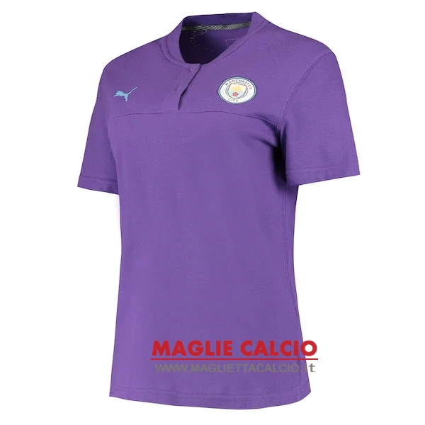 manchester city purpureo magliette polo nuova 2019-2020