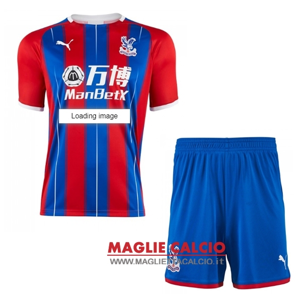 nuova prima maglietta crystal palace set completo bambino 2019-2020