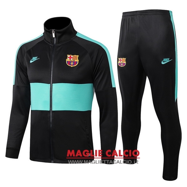 nuova barcelona set completo nero verde giacca 2019-2020