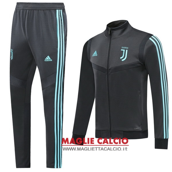 nuova juventus set completo grigio navy giacca 2019-2020