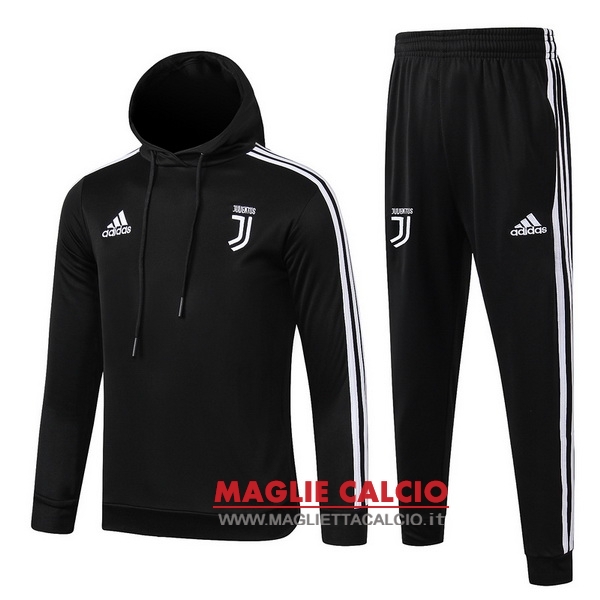 nuova juventus set completo nero giacca 2019-2020