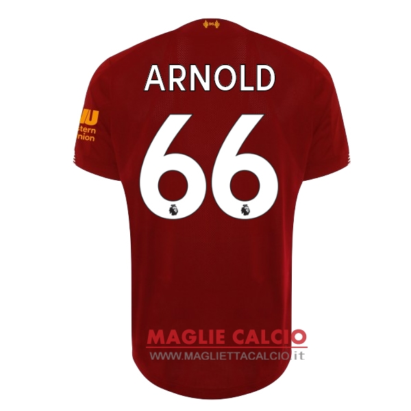 nuova maglietta liverpool 2019-2020 arnold 66 prima
