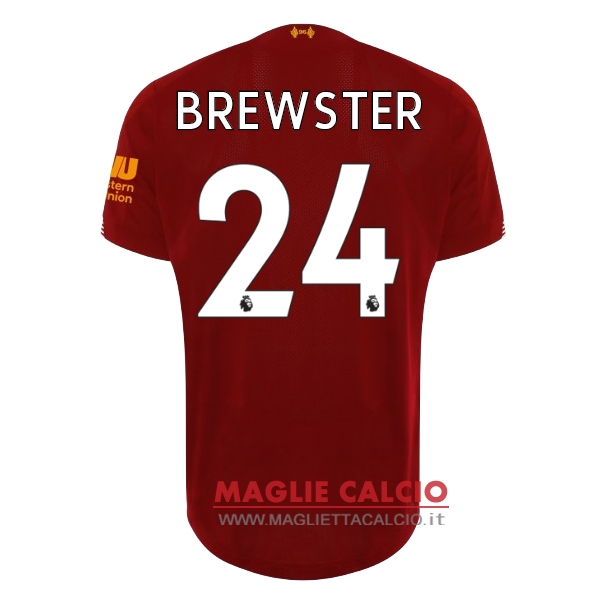 nuova maglietta liverpool 2019-2020 brewster 24 prima