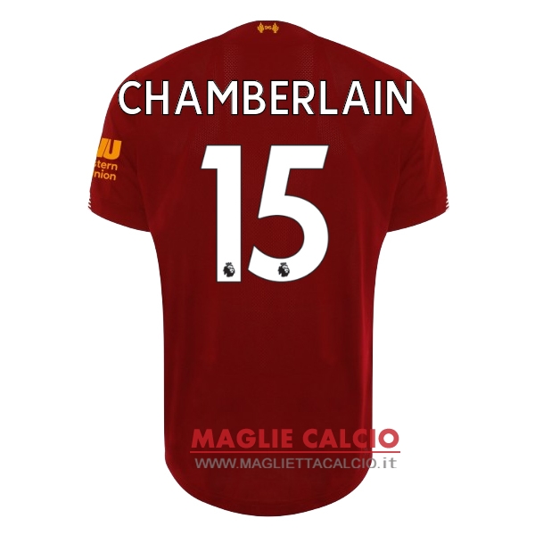 nuova maglietta liverpool 2019-2020 chamberlain 15 prima