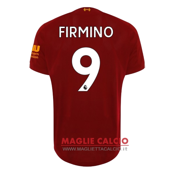 nuova maglietta liverpool 2019-2020 firmino 9 prima