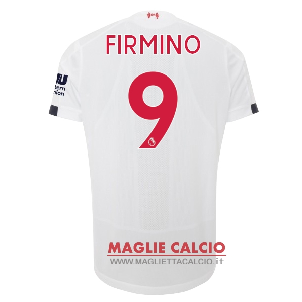 nuova maglietta liverpool 2019-2020 firmino 9 seconda