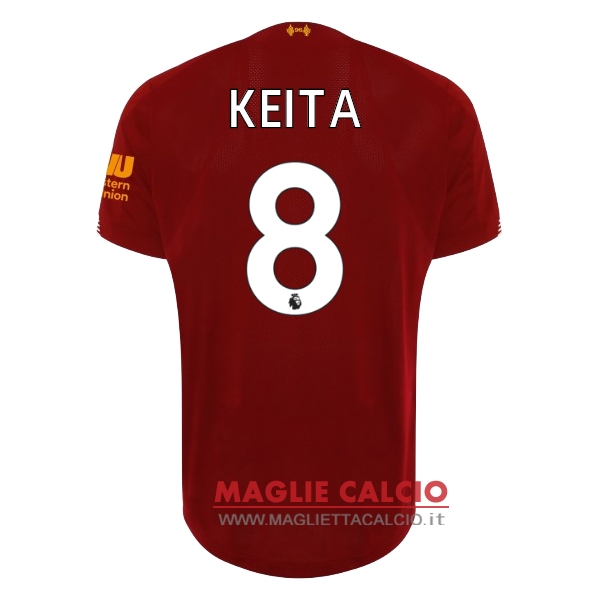 nuova maglietta liverpool 2019-2020 keita 8 prima