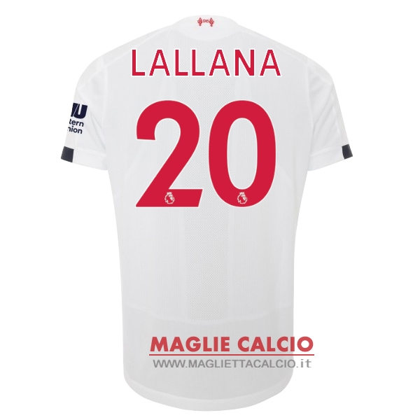 nuova maglietta liverpool 2019-2020 lallana 20 seconda