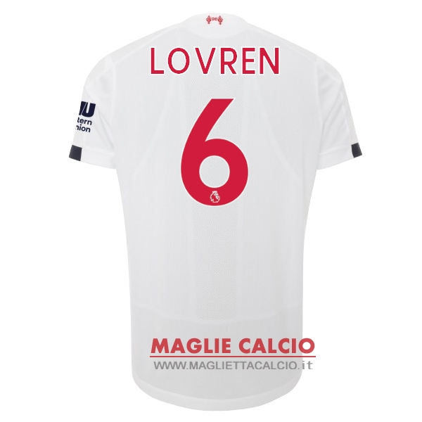 nuova maglietta liverpool 2019-2020 lovren 6 seconda