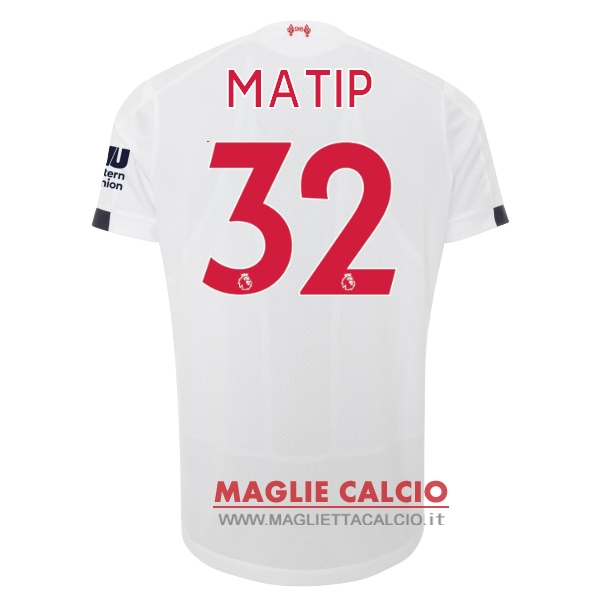 nuova maglietta liverpool 2019-2020 matip 32 seconda