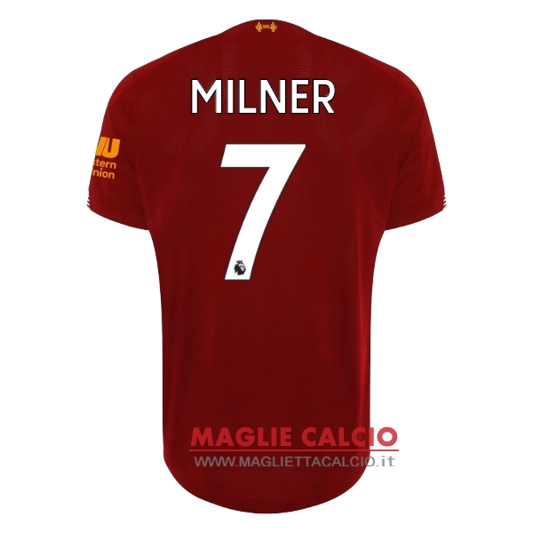 nuova maglietta liverpool 2019-2020 milner 7 prima