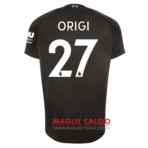 nuova maglietta liverpool 2019-2020 origi 27 terza