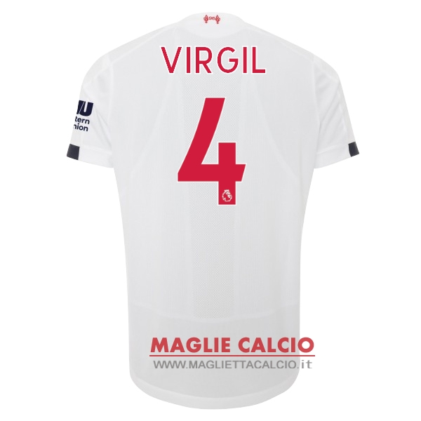 nuova maglietta liverpool 2019-2020 virgil 4 seconda