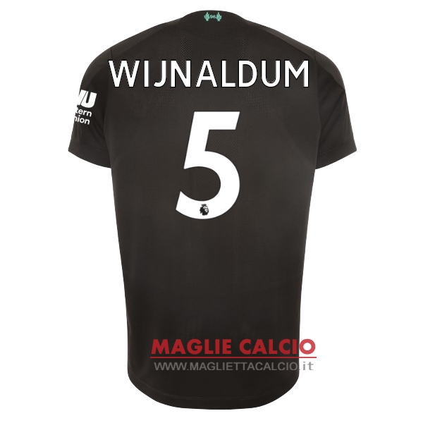 nuova maglietta liverpool 2019-2020 wijnaldum 5 terza