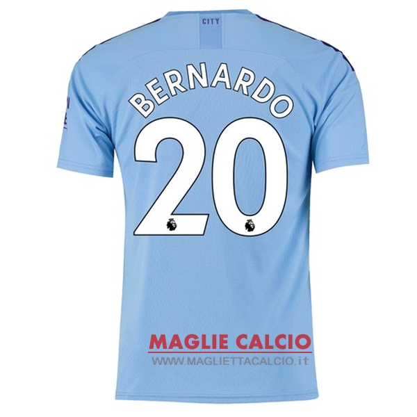 nuova maglietta manchester city 2019-2020 bernardo 20 prima