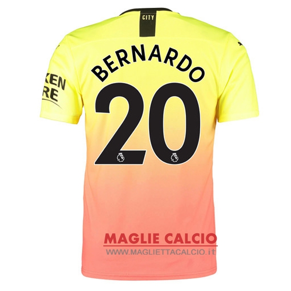 nuova maglietta manchester city 2019-2020 Bernardo 20 terza