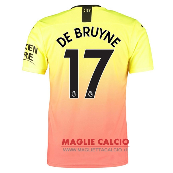 nuova maglietta manchester city 2019-2020 de bruyne 17 terza