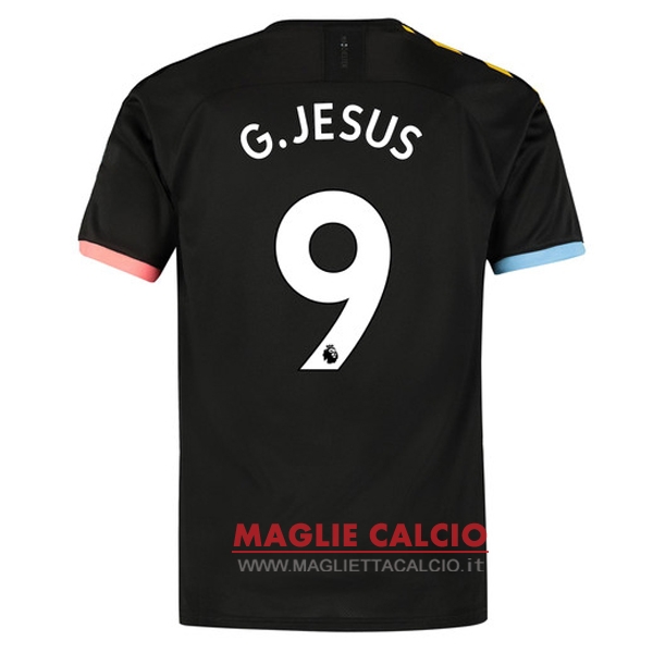 nuova maglietta manchester city 2019-2020 g.jesus 9 seconda