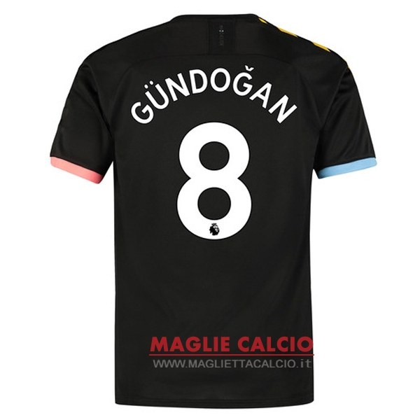 nuova maglietta manchester city 2019-2020 gundogan 8 seconda