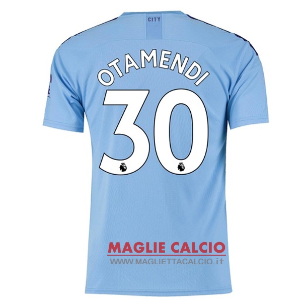 nuova maglietta manchester city 2019-2020 otamendi 30 prima