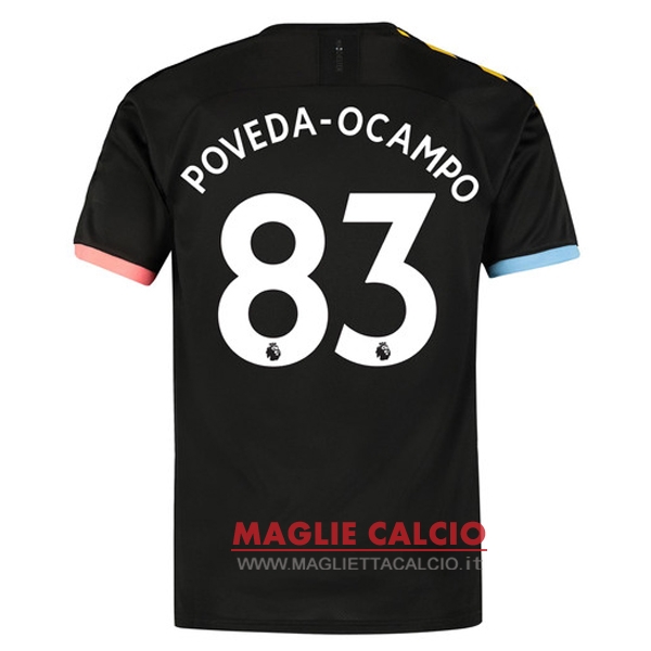 nuova maglietta manchester city 2019-2020 poveda ocampo 83 seconda