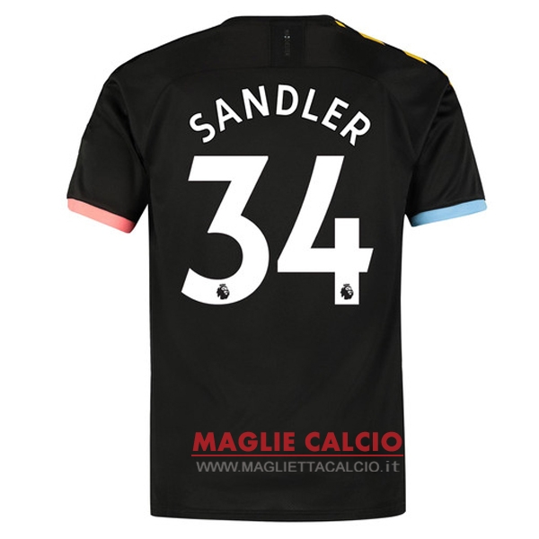 nuova maglietta manchester city 2019-2020 sandler 34 seconda