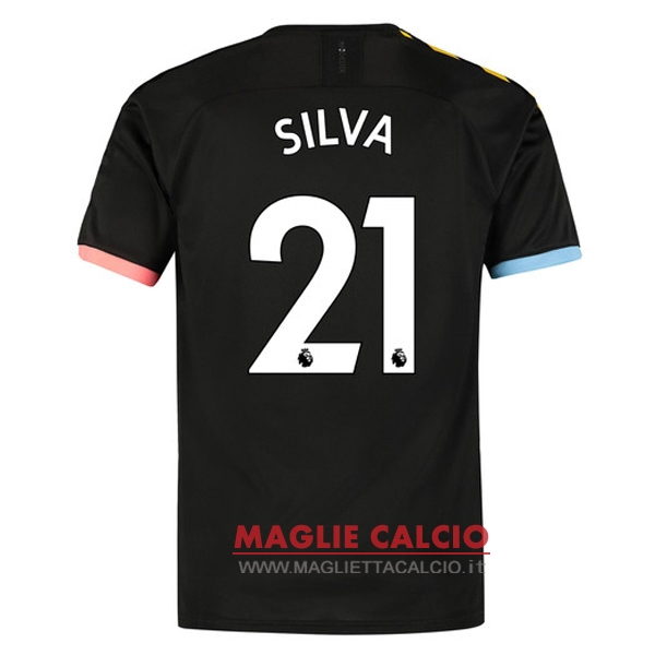 nuova maglietta manchester city 2019-2020 silva 21 seconda