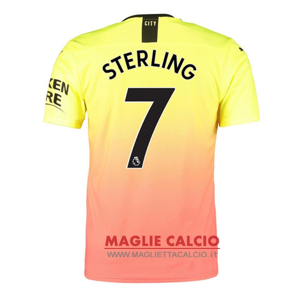 nuova maglietta manchester city 2019-2020 sterling 7 terza