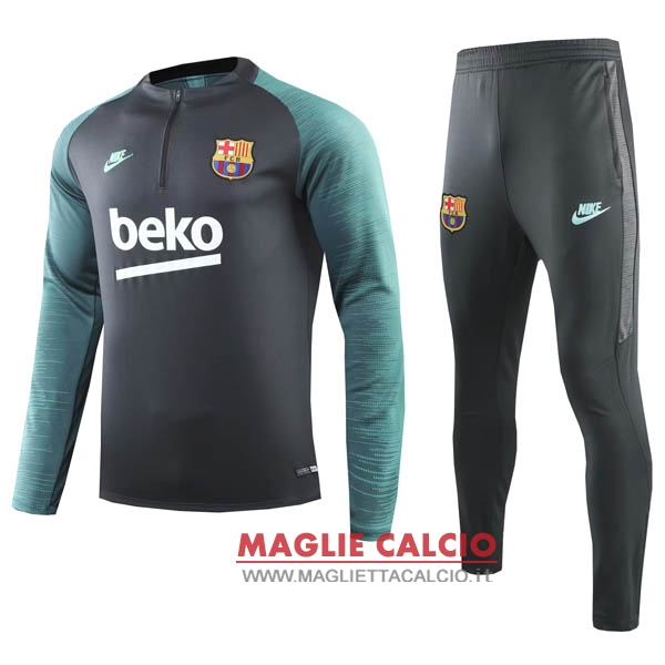 nuova barcelona set completo nero verde grigio giacca 2019-2020