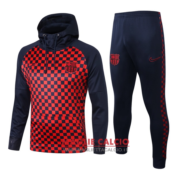 nuova barcelona set completo rosso blu navy giacca 2019-2020