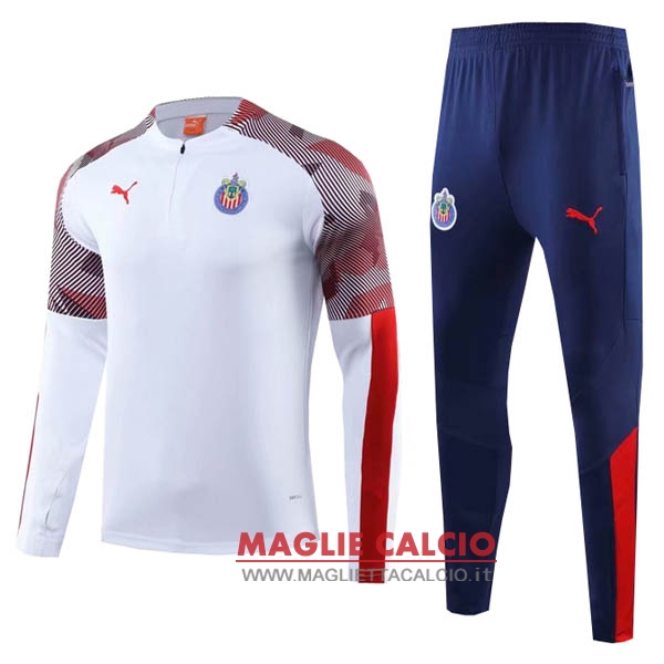 nuova chivas usa set completo bianco rosso giacca 2019-2020