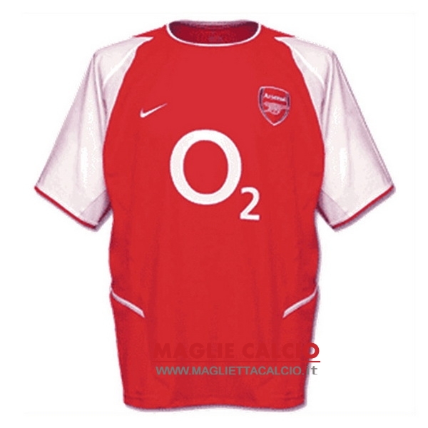 nuova prima magliette arsenal retro 2002-2003