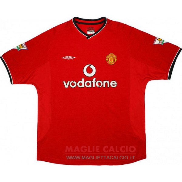 nuova prima magliette manchester united retro 2000-2002